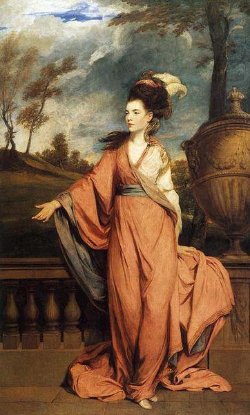 Sir Joshua Reynolds Portrait of Jane Fleming, Countess of Harrington wife of Charles Stanhope, 3rd Earl of Harrington china oil painting image